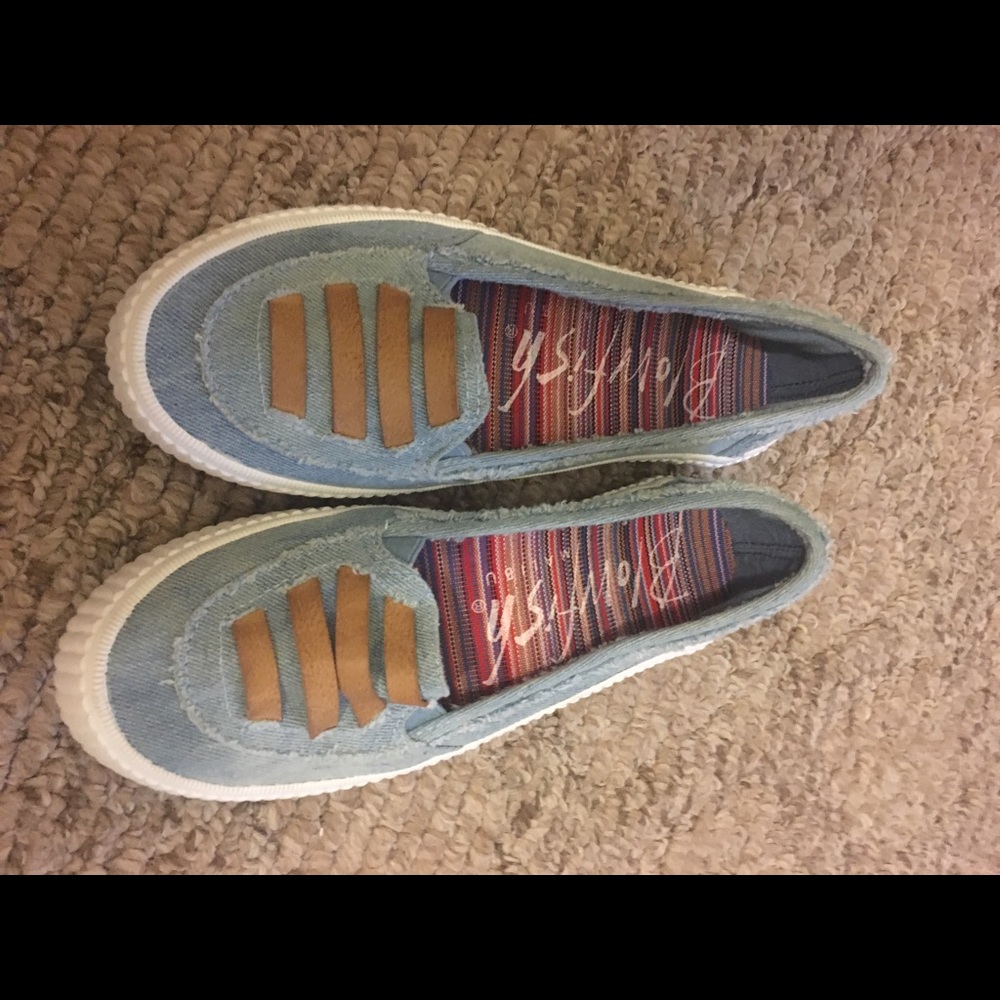 Blowfish denim loafers